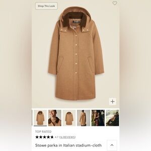 J.Crew Stowe parka - heather acorn 12T - new without tags